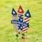 Glitzhome® 30" Patriotic Firecracker Yard Stake